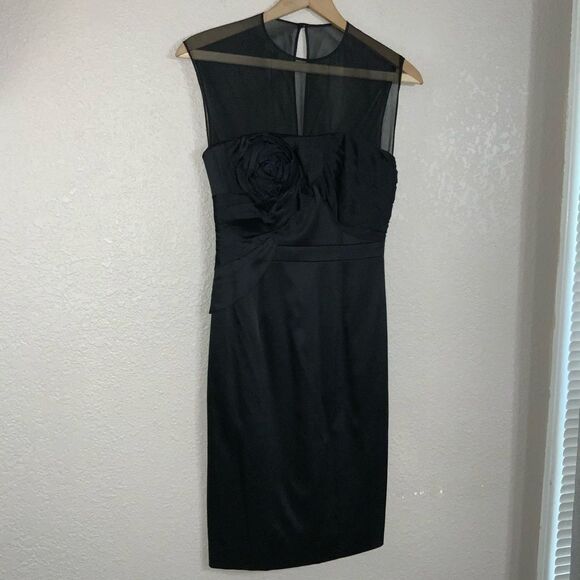 Karen Millen Black Silk Dress size 4 - Picture 7 of 13